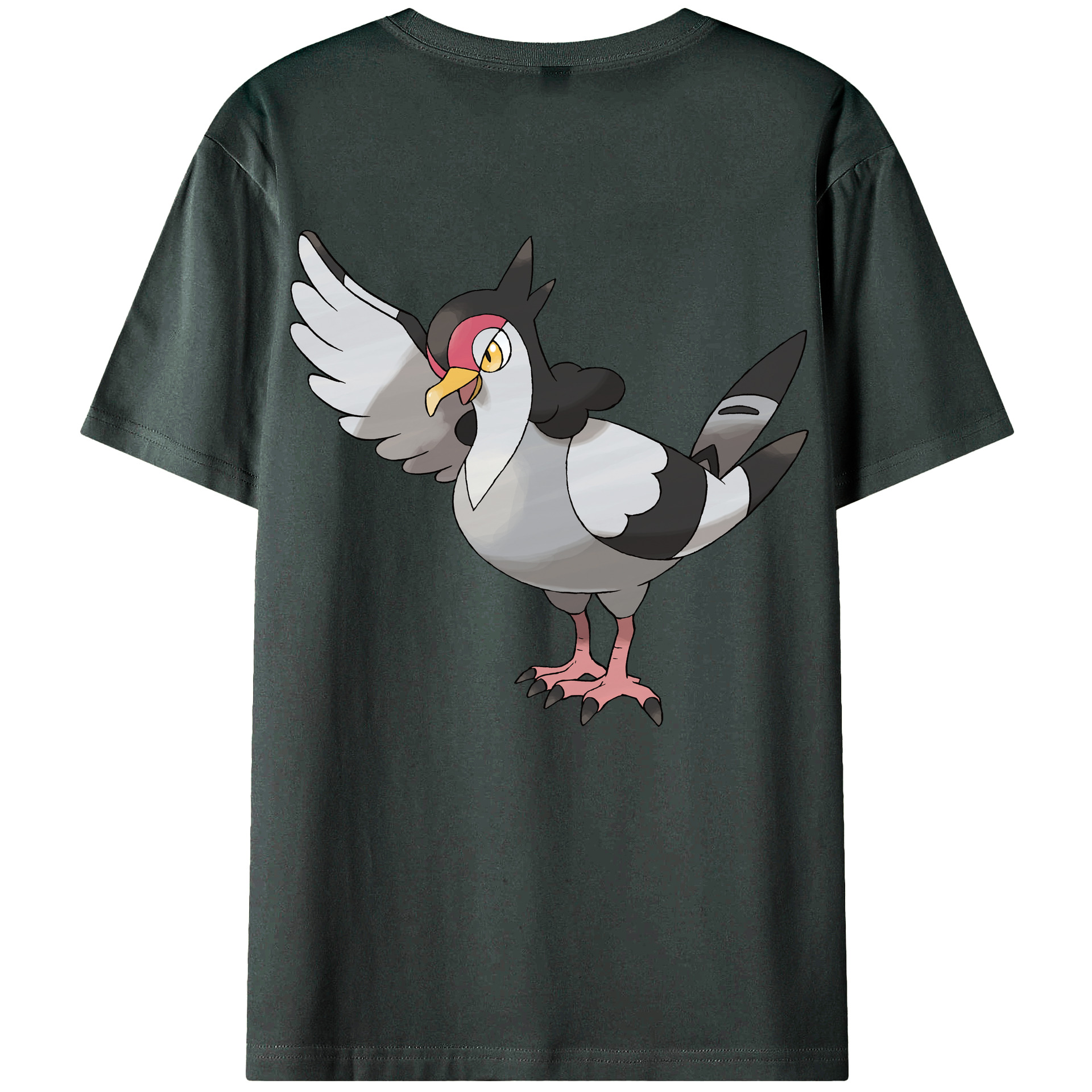 （画像用） ポケットモンスター Pokémon 綿100％ メンズ半袖Tシャツ（バックプリント） 通気性